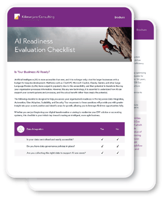 AI evaluation checklist for landing page vs 2