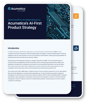 Acumatiica for landing page with shadow