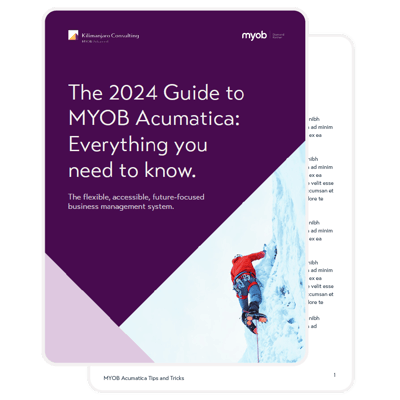 Newsletter Image_eBook Mock-up_2024 Guide to MYOB Acumatica